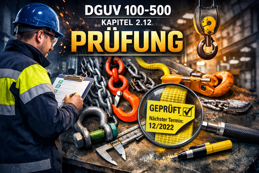 DGUV 100-500 Kapitel 2.12 Prüfung Erdbaumaschinen