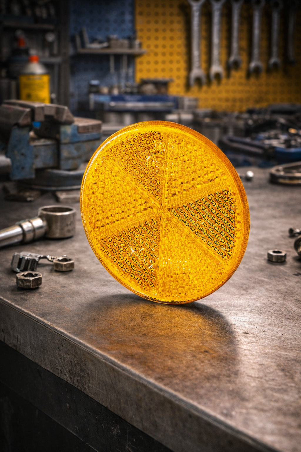 Reflektor Gelb D: 60mm p.f. Liebherr 7017542